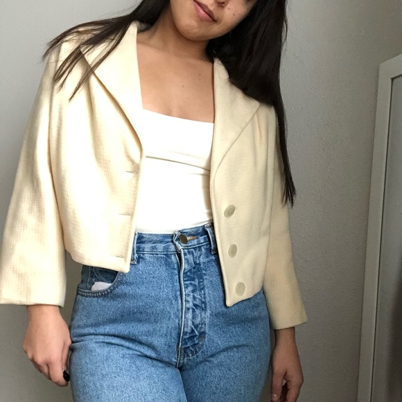 🔴Vintage Cream Blazer - Picture 11 of 16